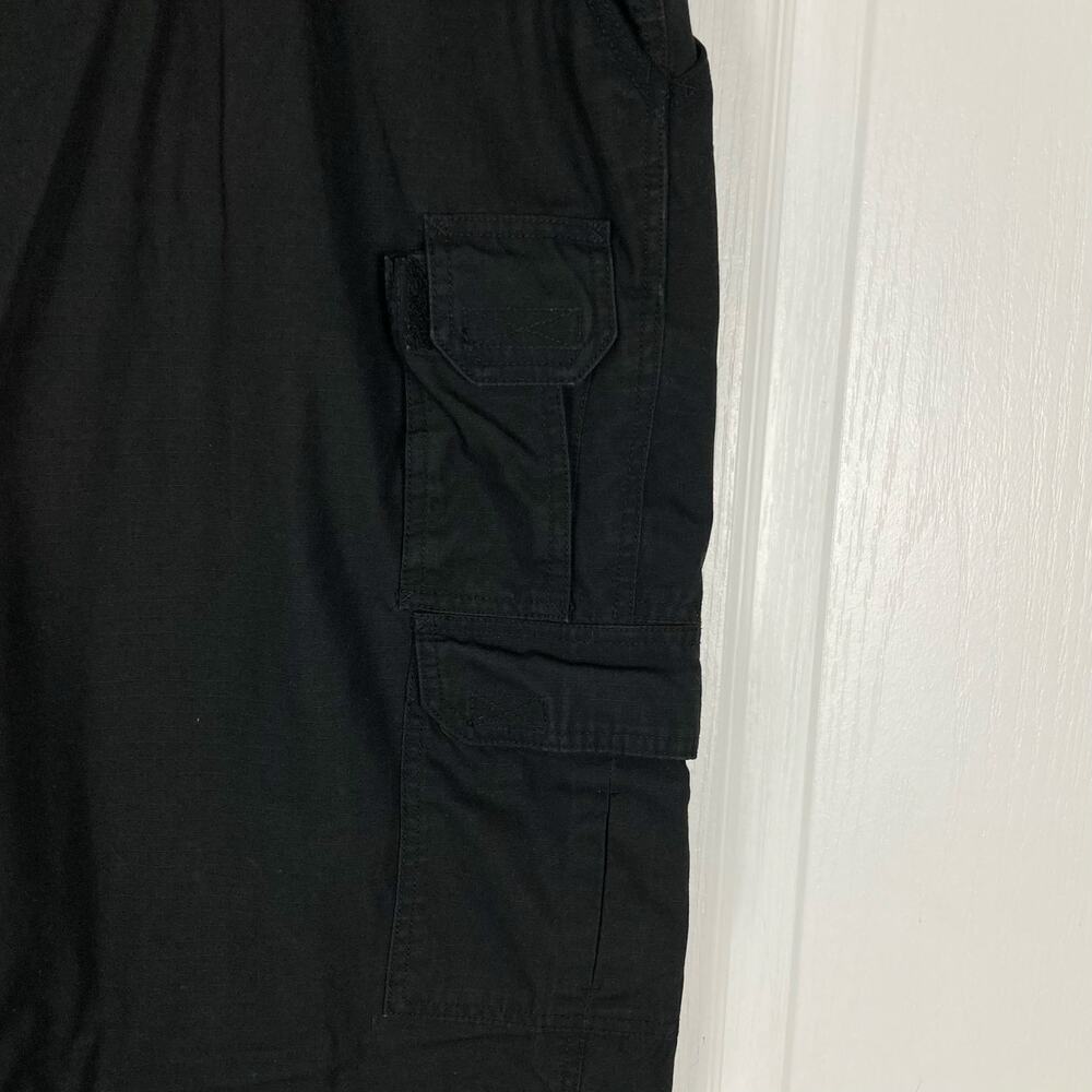 5.11 TACTICAL SERIES Pant 52 Mens Black Cargo Regular-Fit Ripstop Resistant - Picture 4 of 16